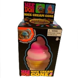 NEEDOH PINK Nice Cream Ice Cream Cone Squishy Sealed - QUICKSHIP